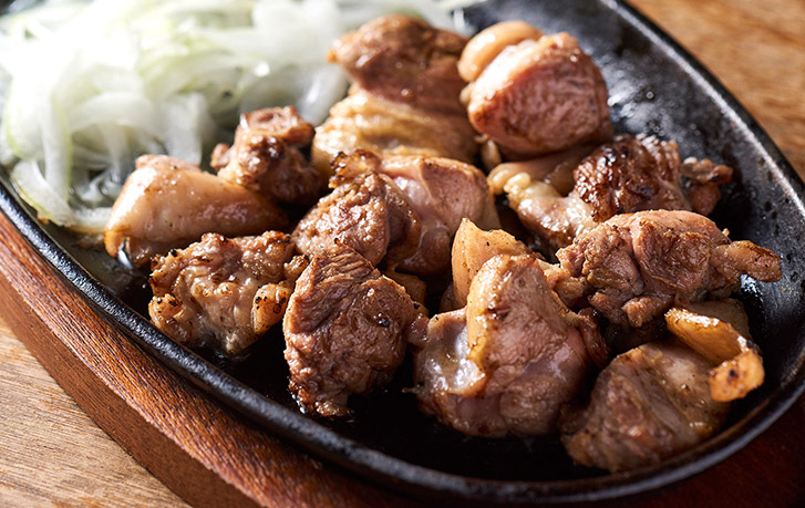 地鶏のもも焼き